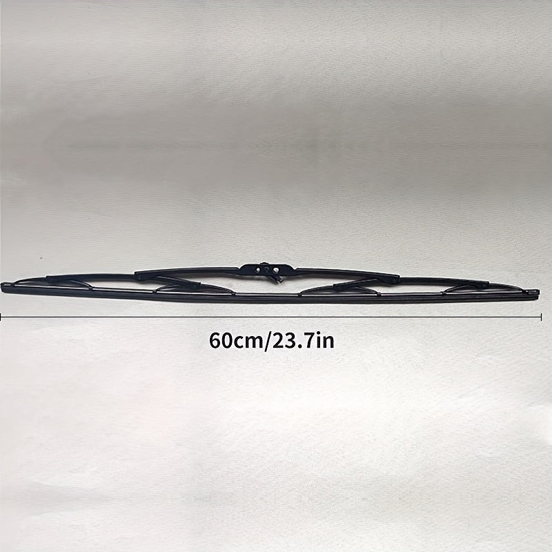 Черная металлическая щетка-стеклоочиститель с натуральной резиной для всех автомобилей с U-образным крюком