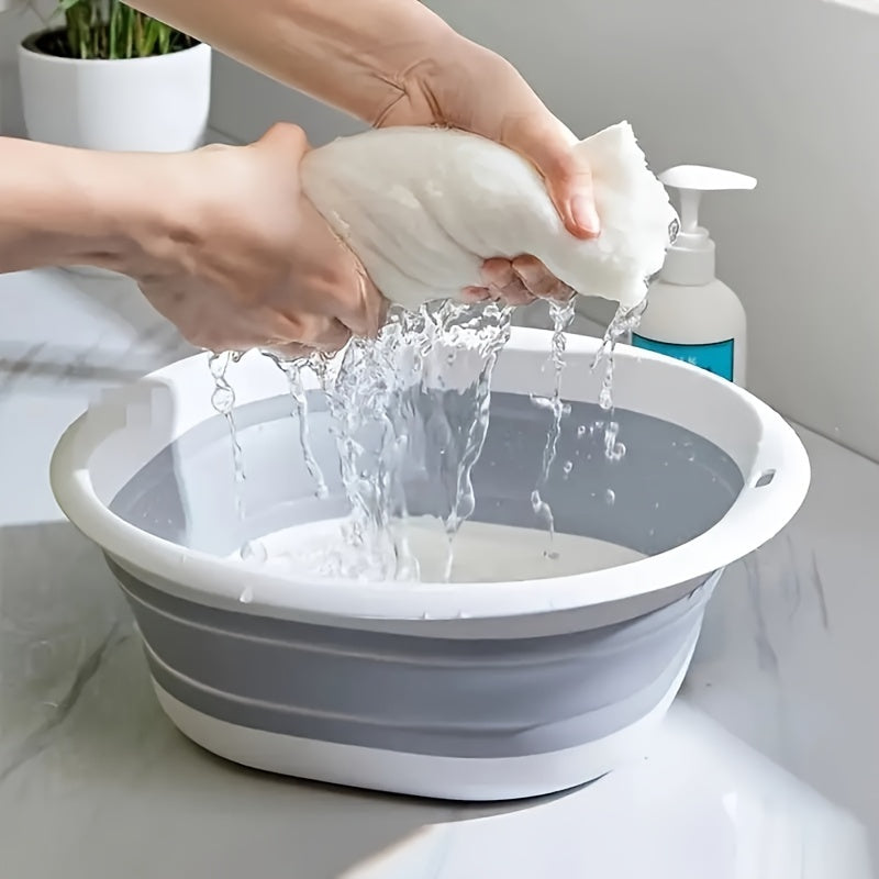 Adult Folding Foot Bath Portable Foot Soaking Tub with Handle