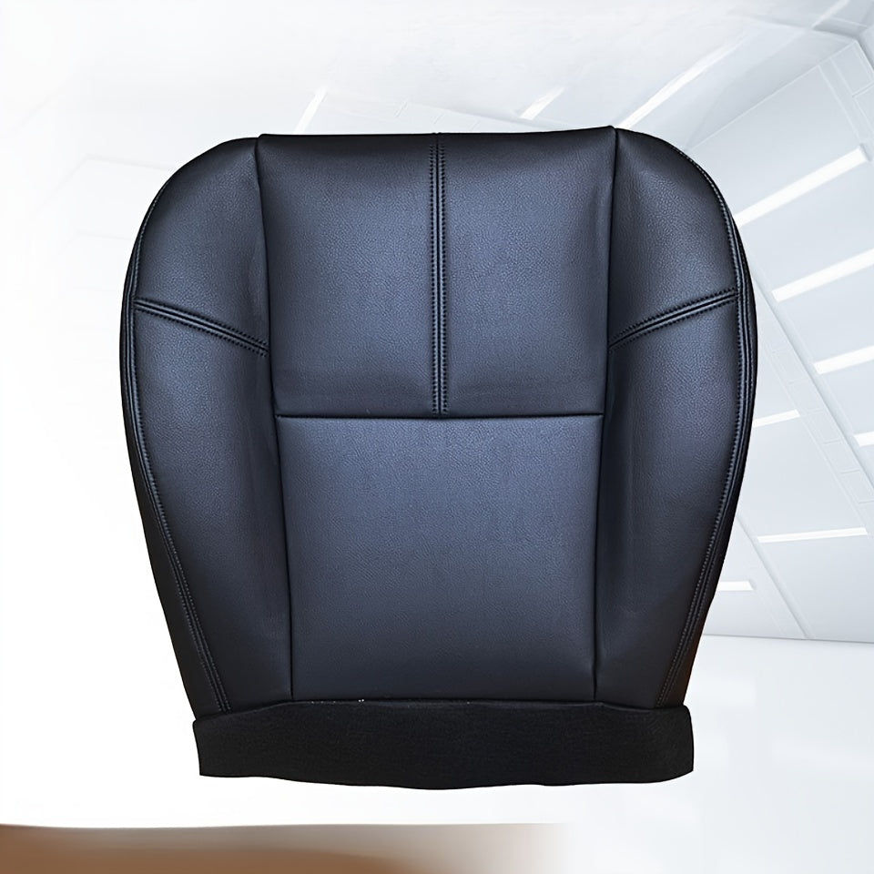 Driver or Passenger Side Bottom PU Leather Seat Cover Black for SUV