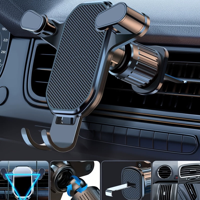 Kuchli tutqichli avtomobil telefon uchun tutqich ABS suv o'tkazmaydigan sozlanadigan barcha telefonlar bilan mos keladi