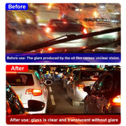 Car Glass Cleaner Rainproof Anti-Fog Polishing Degreasing Heavy Spot Removal