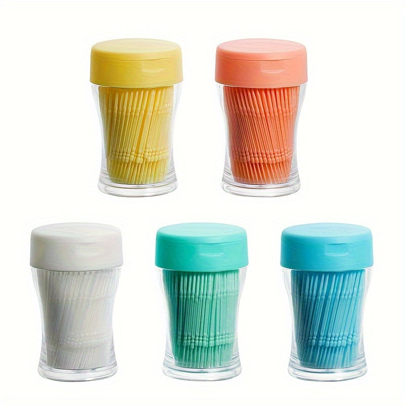 200PCS Double Head Disposable Interdental Dental Floss Picks Deep Cleaning Portable Hygienic Flossers