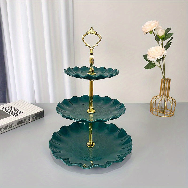 Plastic Dessert Display Tray for Weddings and Parties