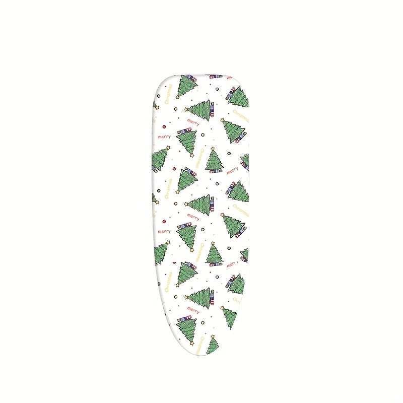 Funda festiva para tabla de planchar con diseños de árbol de Navidad, Santa, muñeco de nieve, resistente al calor, a prueba de polvo