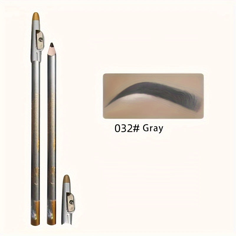 Женский водостойкий карандаш для бровей и подводка для глаз с точилкой