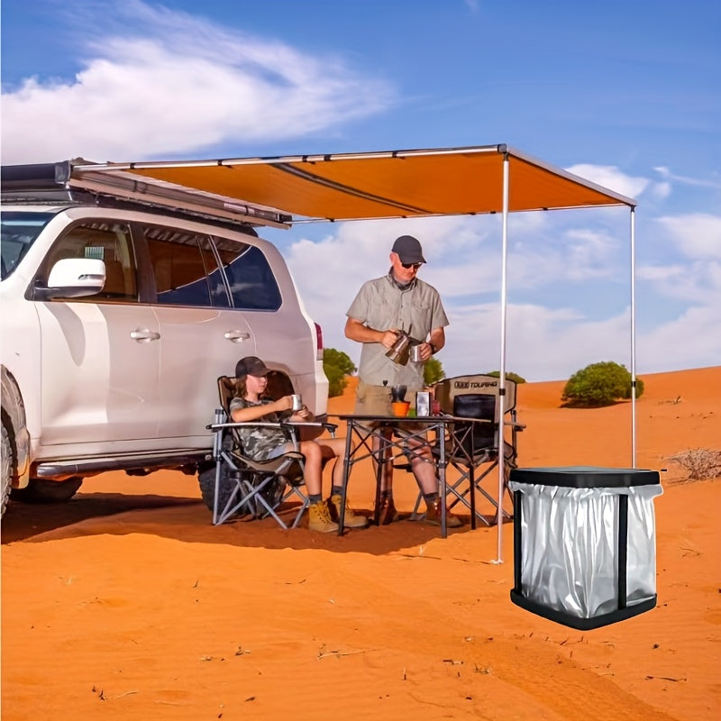 Portable Foldable Garbage Bin for Outdoor Indoor Use Camping Kitchen Household