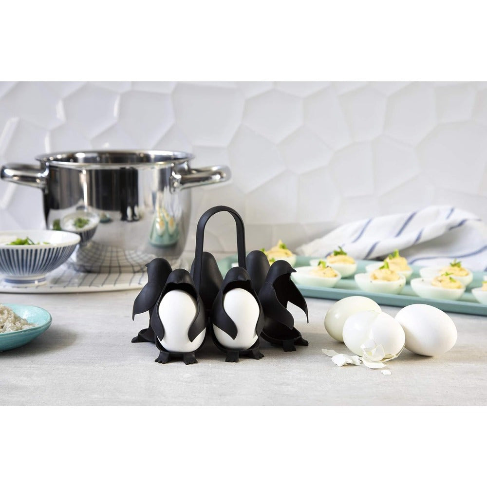 Penguin Egg Rack Holds 6 Eggs for Cooking and Storage Kitchen Accessory