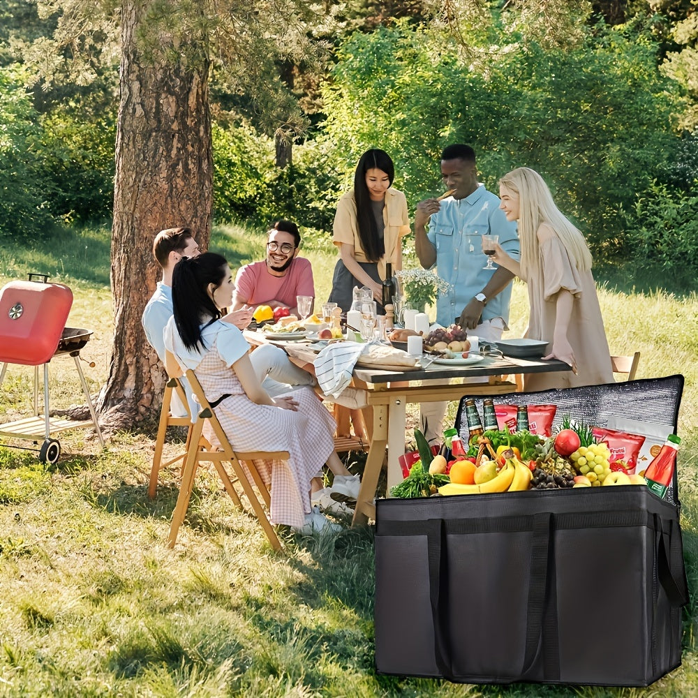 Insulated Food Delivery Bag Large Capacity Thermal Pizza Carrier Catering DoorDash