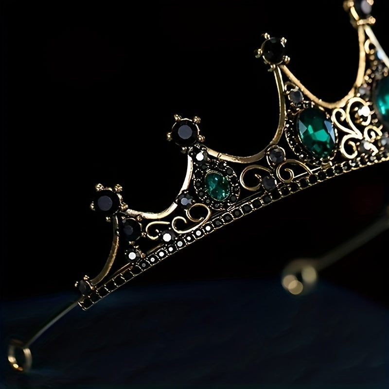 Crystal Rhinestone Tiara Crown Headband for Bride and Princess Wedding or Party Accessories