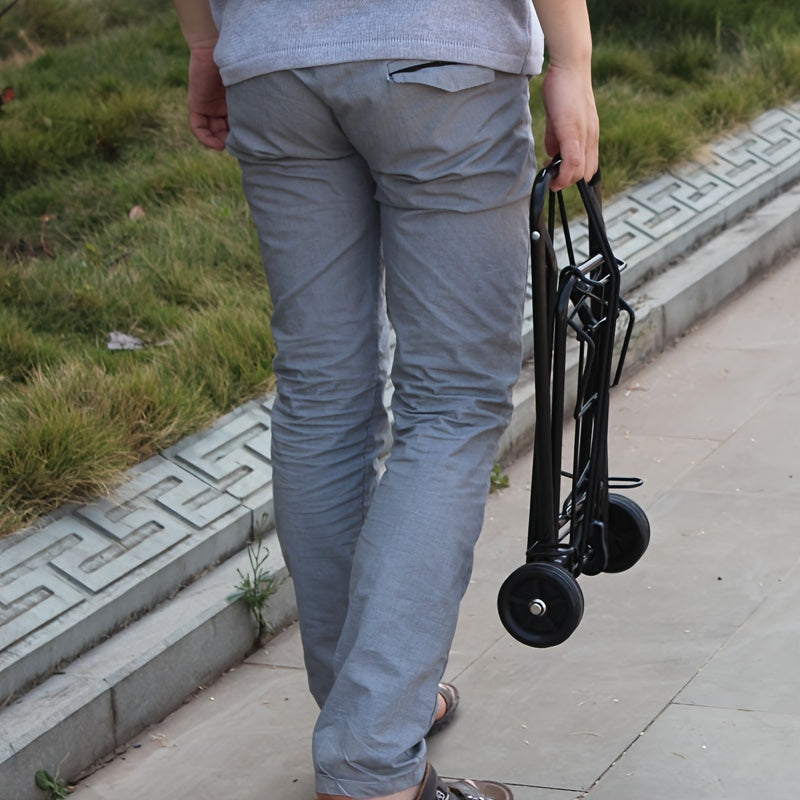 Yilni yig'iladigan konstruktsiyali portativ arava - 24,95 kg sig'im, xarid qilish, ko'chirish va sanoat ilovalari uchun juda mos keladi