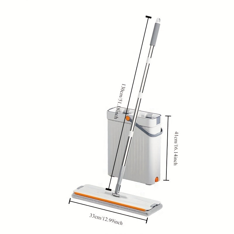 Mikrofiber tekis mopu va chelak to'plami 2 ta yuviladigan pad bilan bir to'plamni o'z ichiga oladi. Kichik joylar uchun mukammal va oson siqish, turli xonalar va tashqi tozalash uchun ideal. Mustahkam plastik materialdan tayyorlangan.