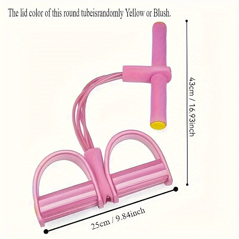 To'liq tana mashg'ulotlari, yadro kuchini oshirish va moslashuvchanlikni rivojlantirish uchun pushti, binafsha va ko'k rangdagi 4 ta EVA qarshilik tasmasi to'plami. Yoga, Pilates va fitnes uchun engil va mustahkam.