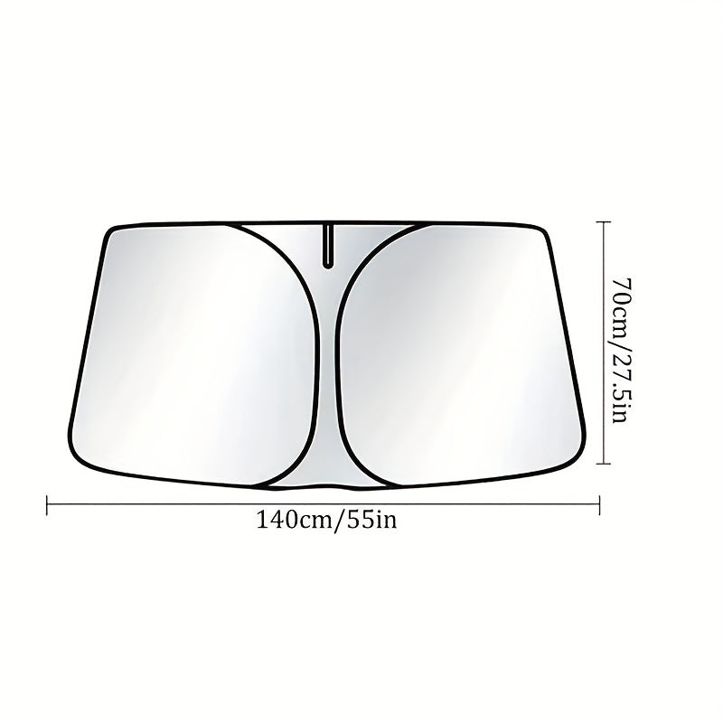 Car Windshield Sun Shade Cover Foldable UV Protection Interior Cooling