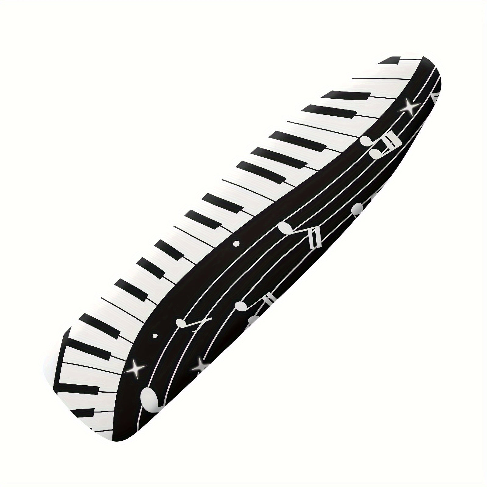 Funda de polvo para tabla de planchar de tamaño estándar con temática musical, con gancho y bucle