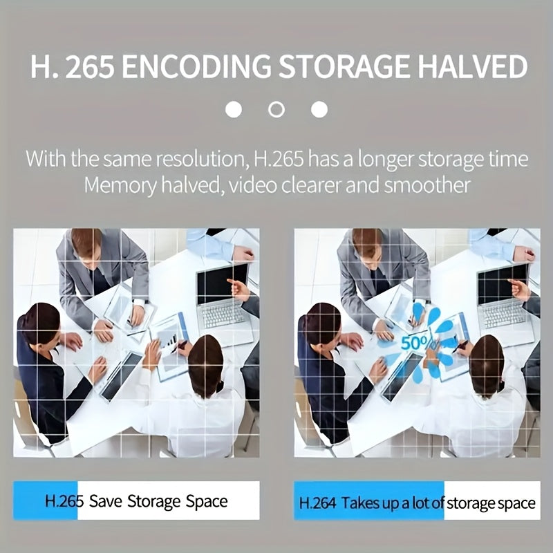 6MP Outdoor POE IP Security Camera Full-Color Night Vision Human Detection Wide-Angle 1440p Surveillance