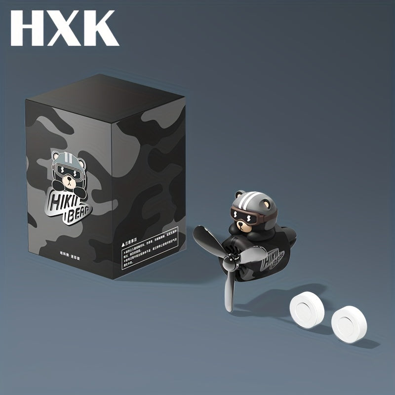 Men Car Air Freshener Camouflage Bear Pilot Vent Clip Perfume Diffuser