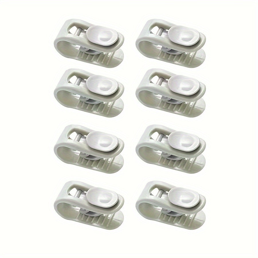 Polypropylene Bed Sheet Clips Pack of 8 Pink Non-Slip Blanket Curtain Clips Easy to Install