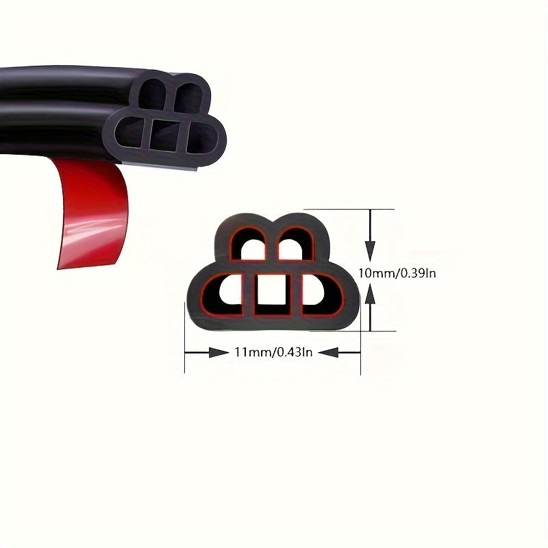 Eshiklar, kapot va bagaj uchun avtomobil ob-havo yopishqoq muhrlari, sintetik kauchuk, og'ir xizmat