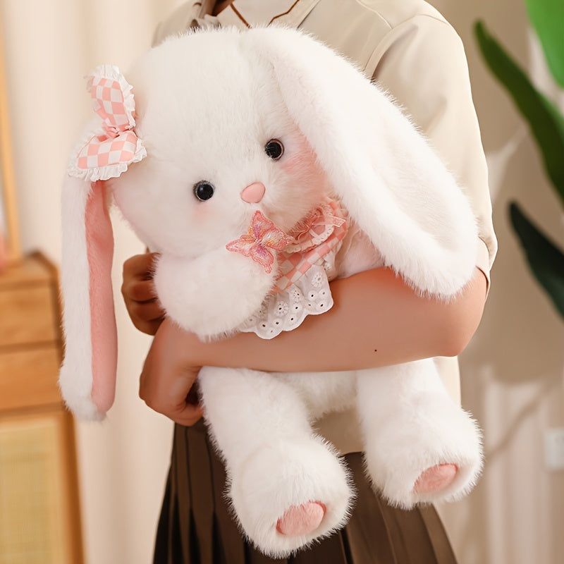 45cm Kawaii Rabbit Plush Toy Teddy Bear Soft Stuffed Animal for Home Decor and Gifts