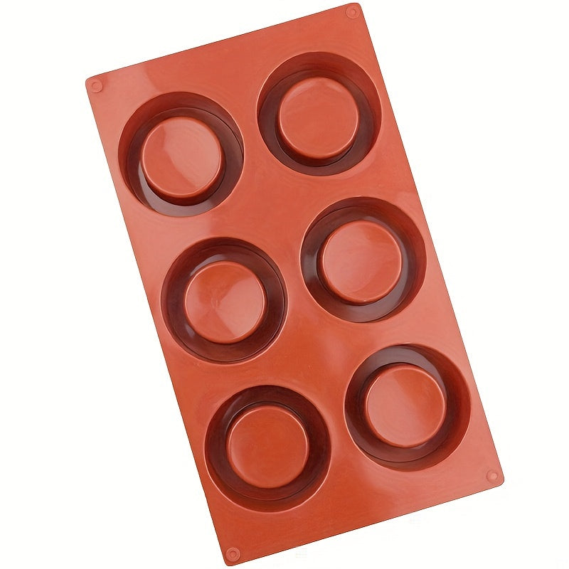 Oval Silicone 3D Cupcake Mold for Baking Mousse and Chocolate