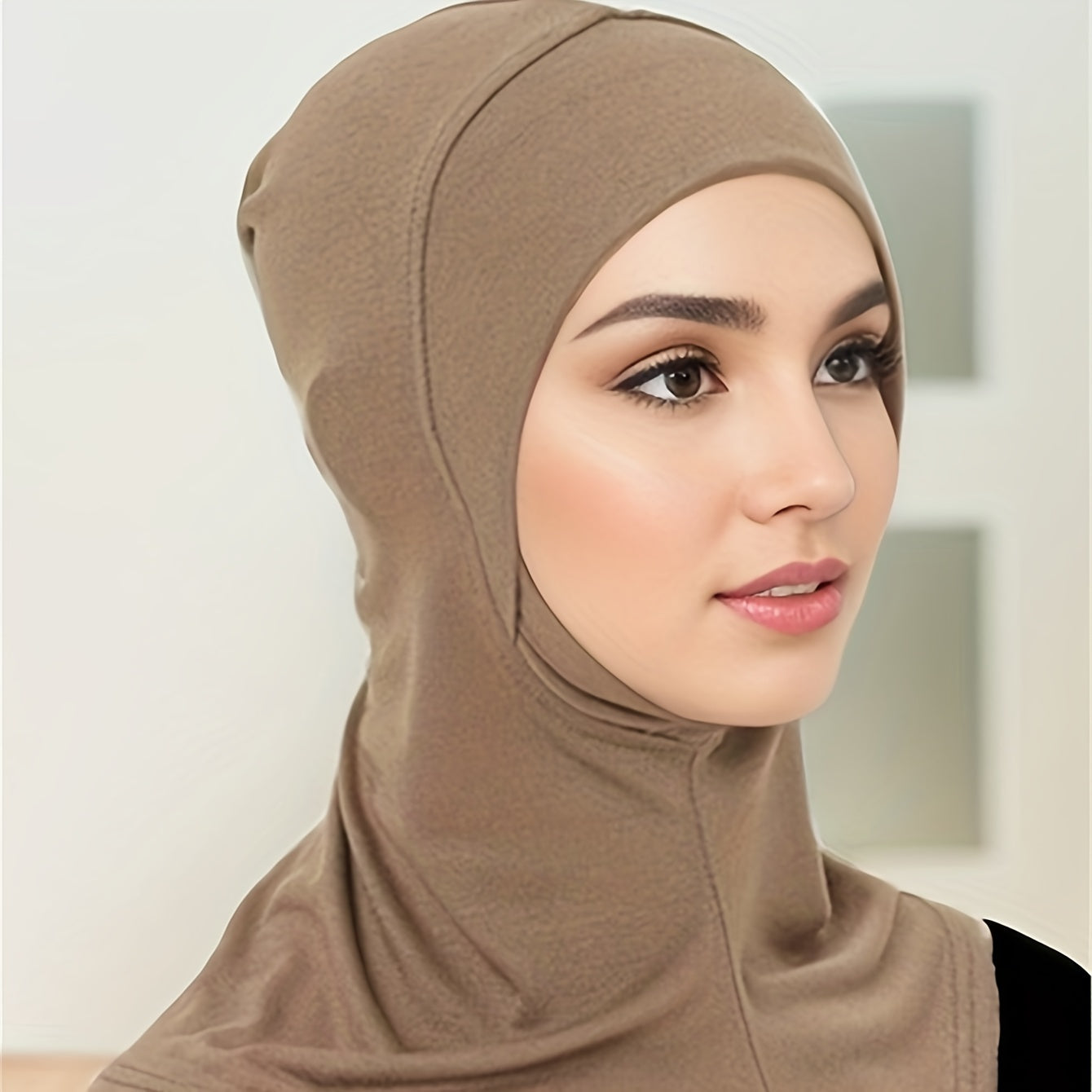 Breathable Ramadan Hijab Cap with Turban Under Scarf for Muslim Women