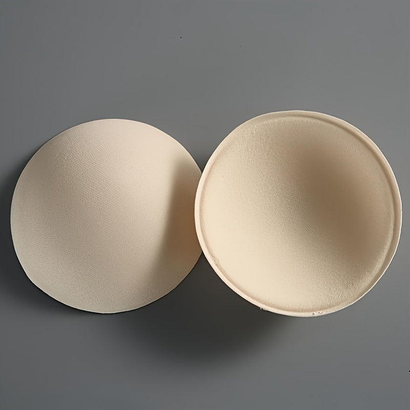 Women's Bra Insert Pads Solid Color Woven Nylon Invisible Enhancing Chest