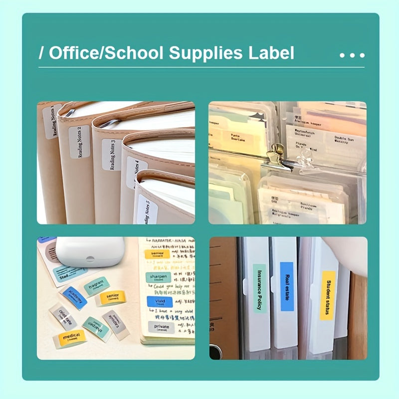 Portable Thermal Label Printer for Android iOS Home Supermarket Clothing Jewelry Food 40x30mm Stickers