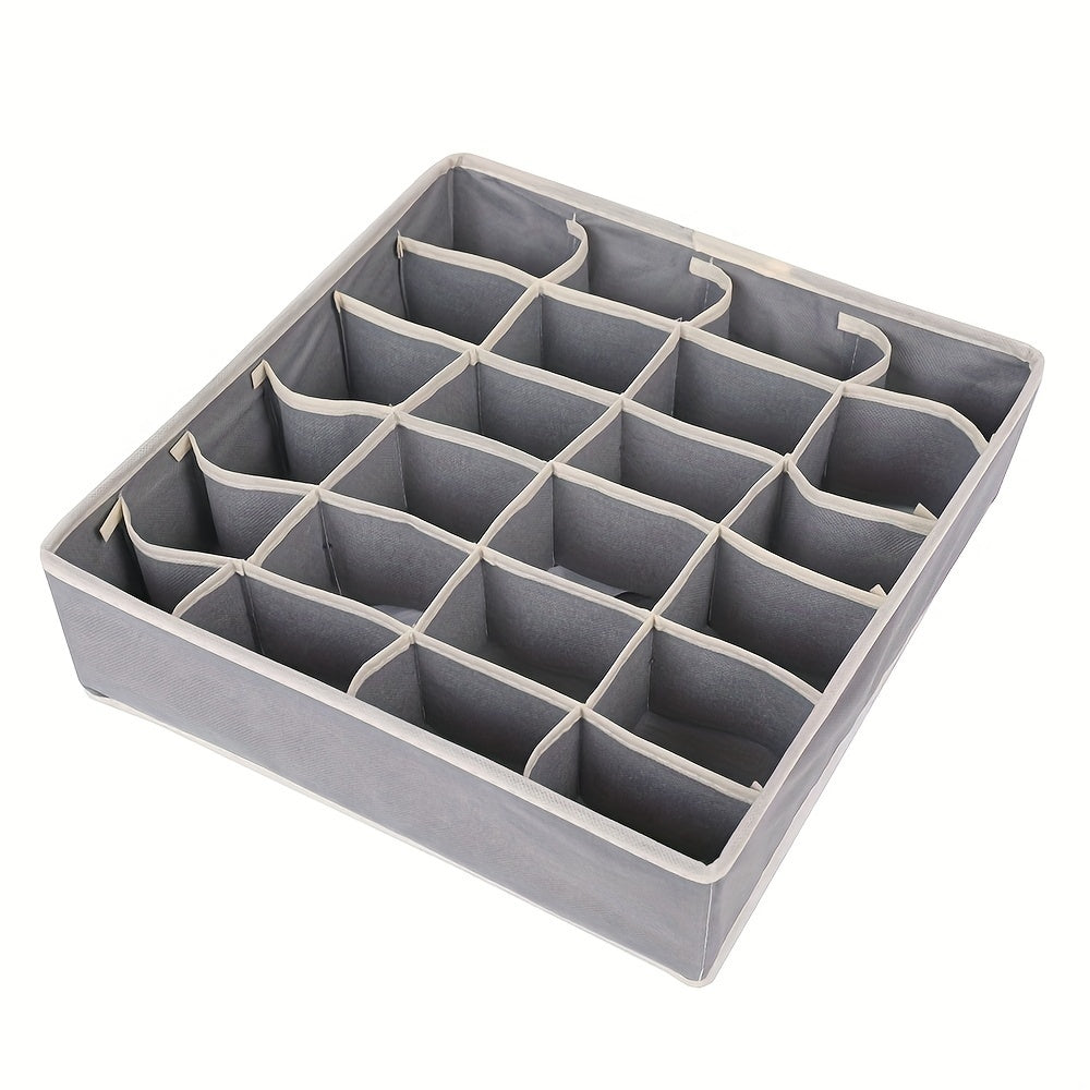 Polyester Drawer Organizer with Partitions for Socks Underwear and Ties