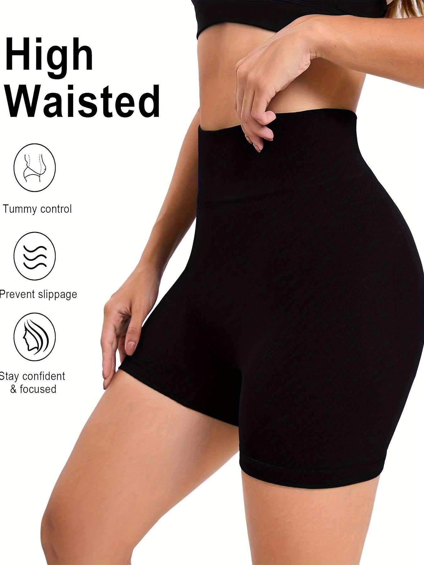 Women's Multi-Color High Waist Butt Lifting Shapewear Shorts Tummy Control
