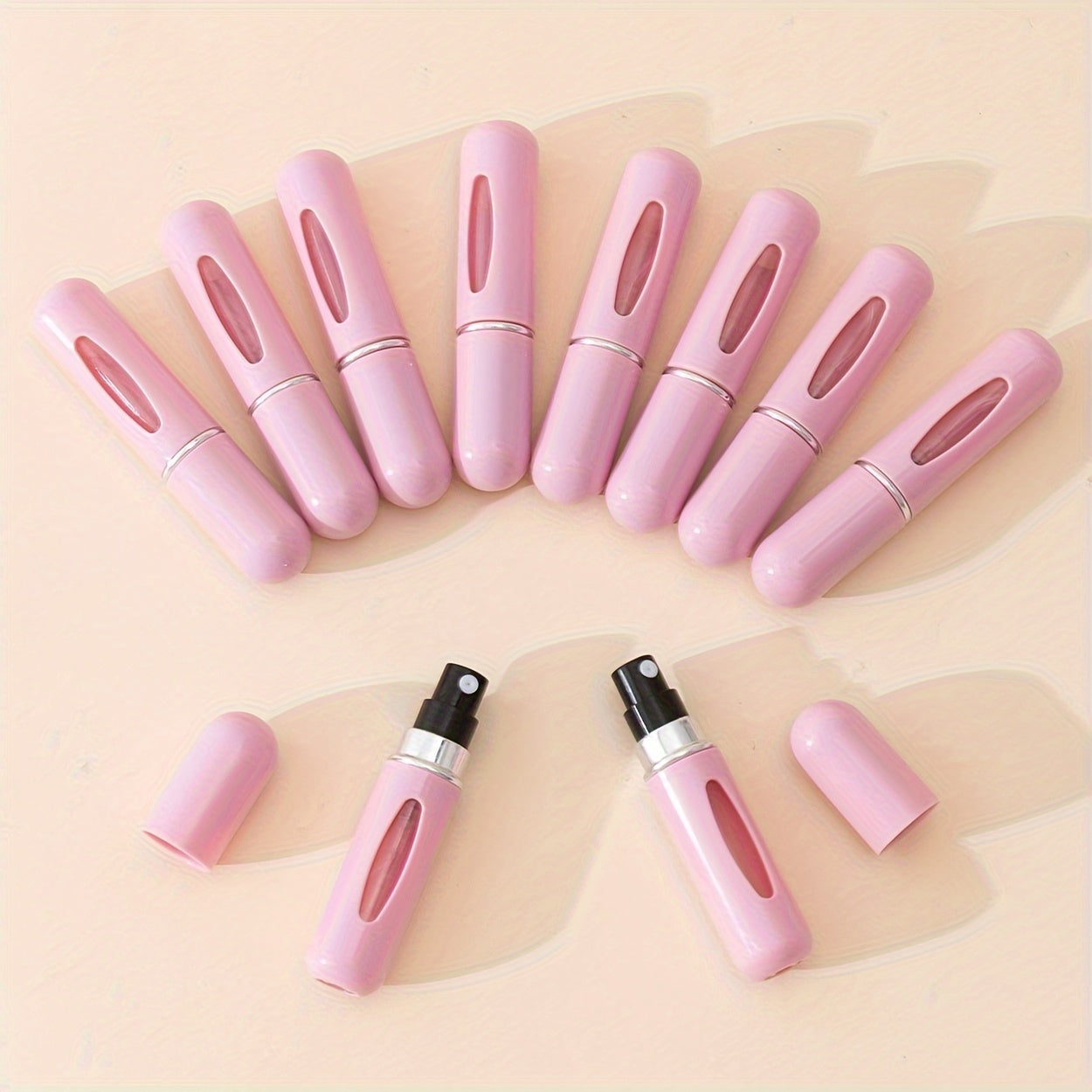 10 Pack 5ml Portable Perfume Atomizers Refillable Spray Bottles for Travel Oil Cologne