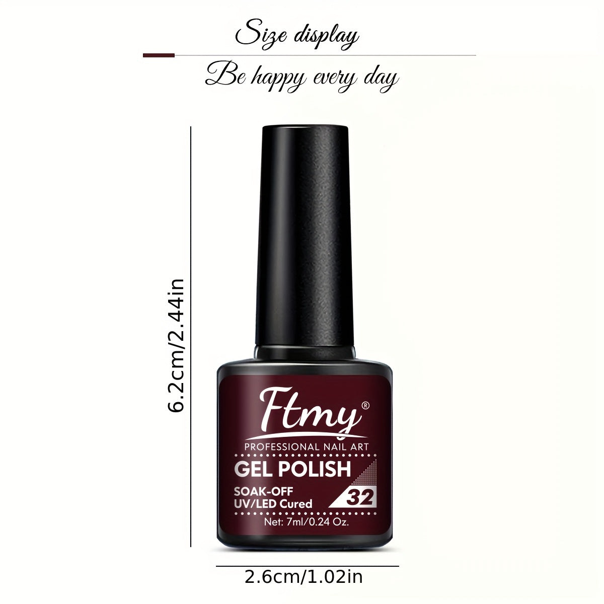 Women Gel Nail Polish Strong Bright Colors Long-Lasting