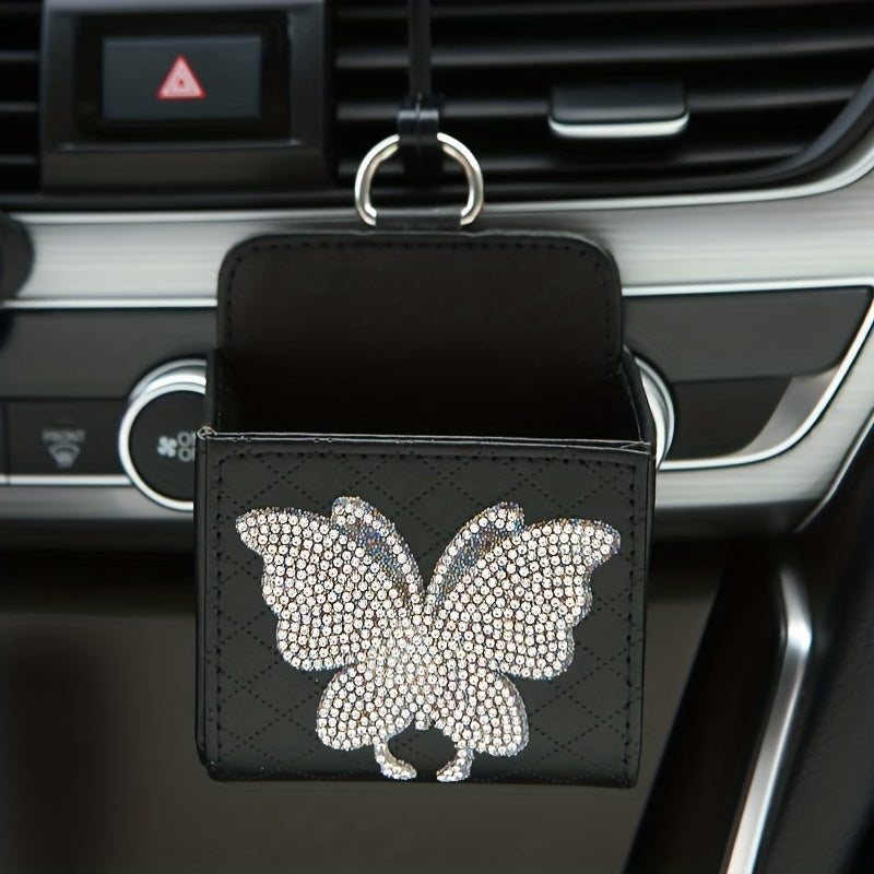 Car Vent Organizer Multi-Functional Storage Bag for Phones and Cards