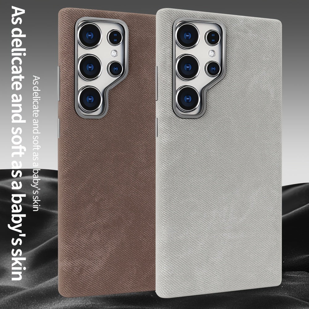 Magnetic Phone Case for Samsung Galaxy S24 Ultra Wireless Charging Polyester Fiber