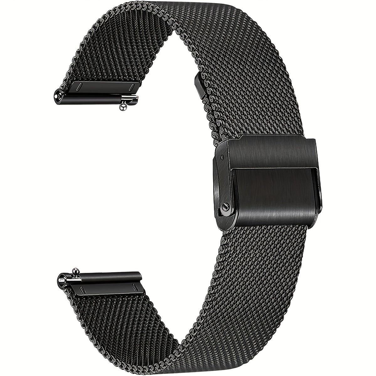 Stainless Steel Quick-Release Watch Strap 14mm-22mm Metal Chain Design