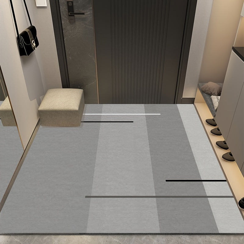 Mexanika bilan tayyorlangan eshik matosi, sirpanmaydigan, yuviladigan, Gingham naqshli, yashash xonasi uchun