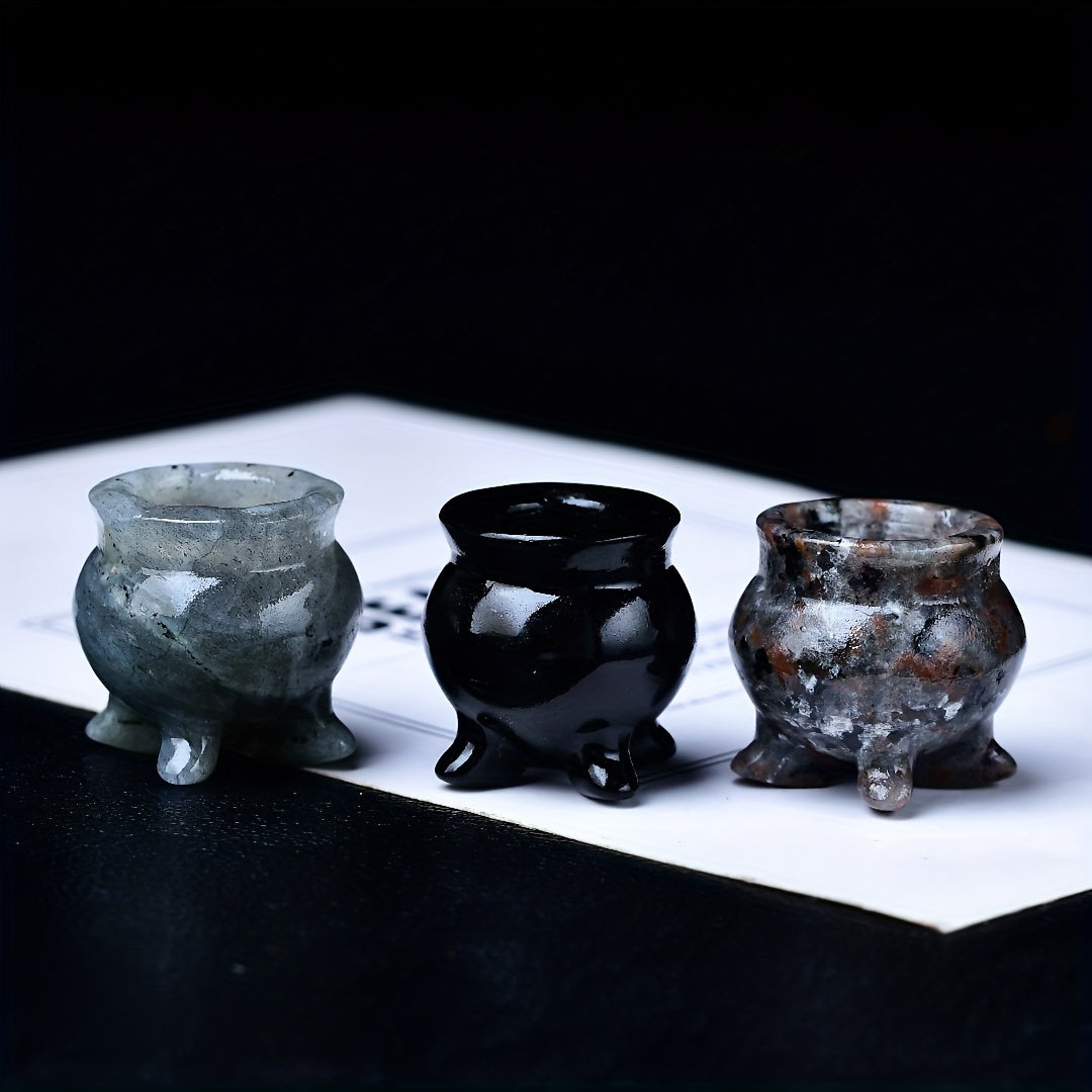 Hayvonlar tosh o'yma, qandil, cho'ntak sovg'asi, Oynasto'pi, 3 sm