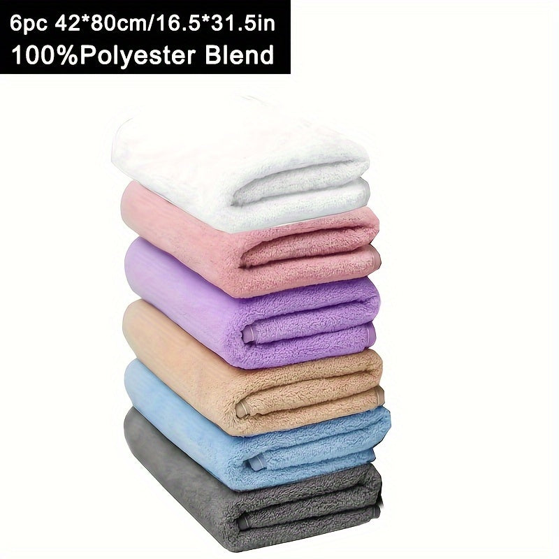 Set of 6/8/10 Ultra Soft Absorbent Cotton Hand Towels for Bathroom Gym Shower Spa