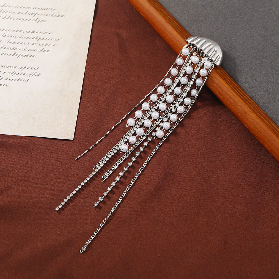 Women's Rhinestone Jellyfish Brooch Pin Elegant Jewelry Accessory