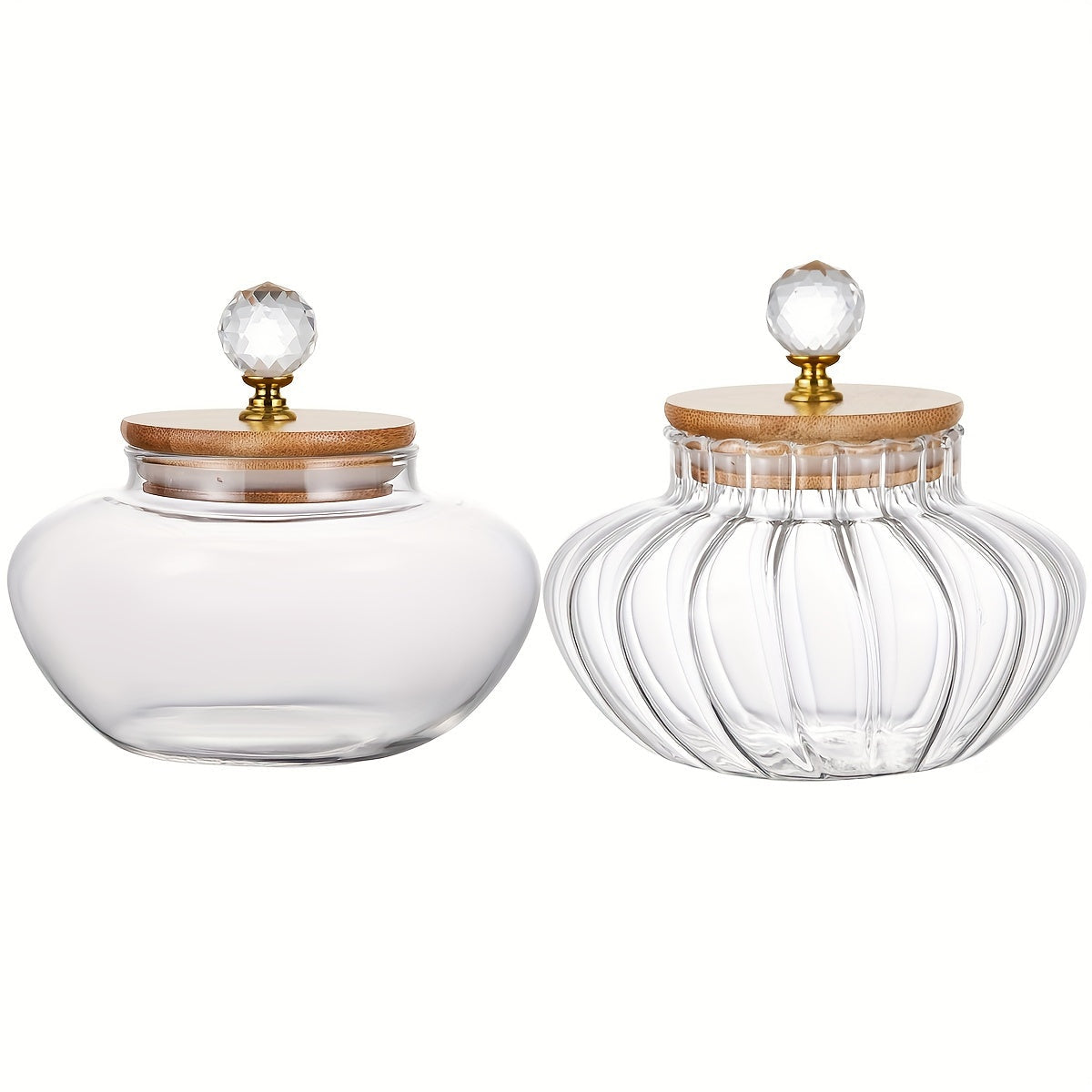 Tarro de vidrio con tapa abatible de 1 pieza para almacenamiento y conservación de alimentos