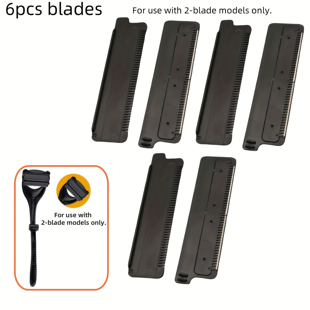 Afeitadora de espalda para hombres, afeitadora corporal plegable con 3 cabezales, impermeable y ergonómica