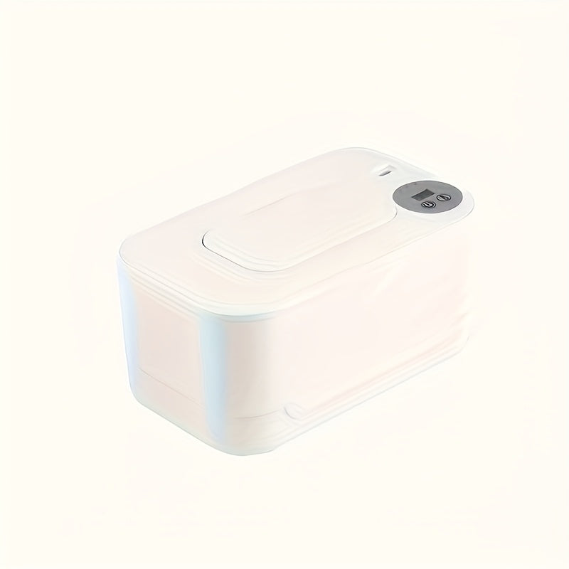 USB Heated Wet Wipe Dispenser Travel Portable Moisturizing White Multi-Functional