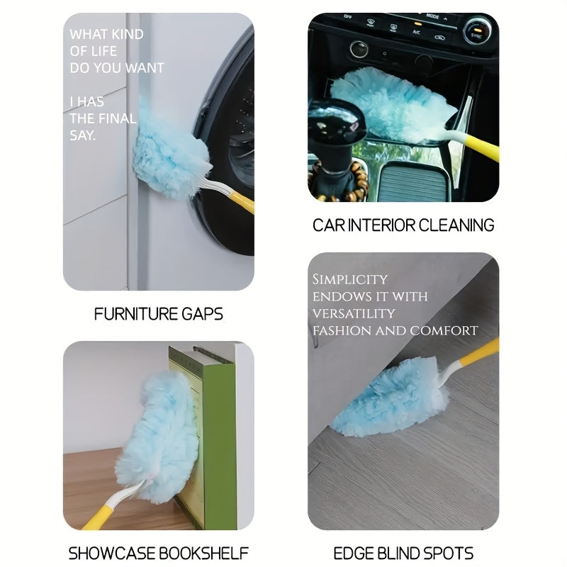 10 ta bir martalik almashtirish matolari va uy, mebel, avtomobillar, klaviaturalar va boshqalarni tozalash uchun qo'l bilan ishlatiladigan cho'tkasi bilan statik chang olib tashlash to'plami.