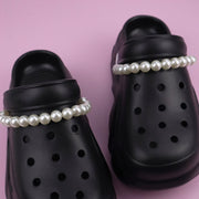 Unisex PVC Detachable Shoe Chains Clogs Accessories for Vacation Style