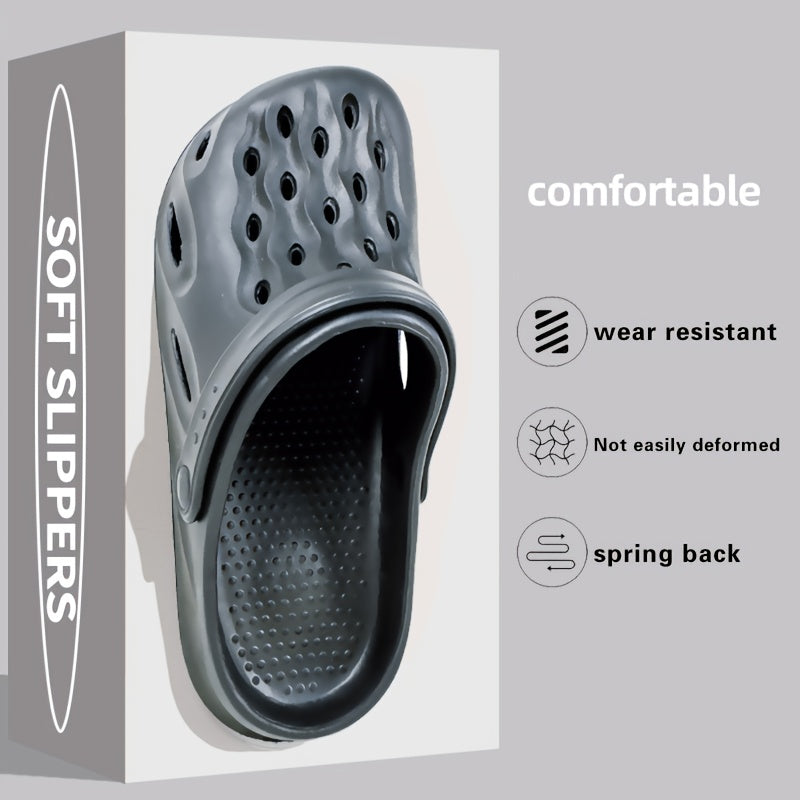 Women's Lightweight Slip-On Sandals, Indoor Outdoor Beach Shoes