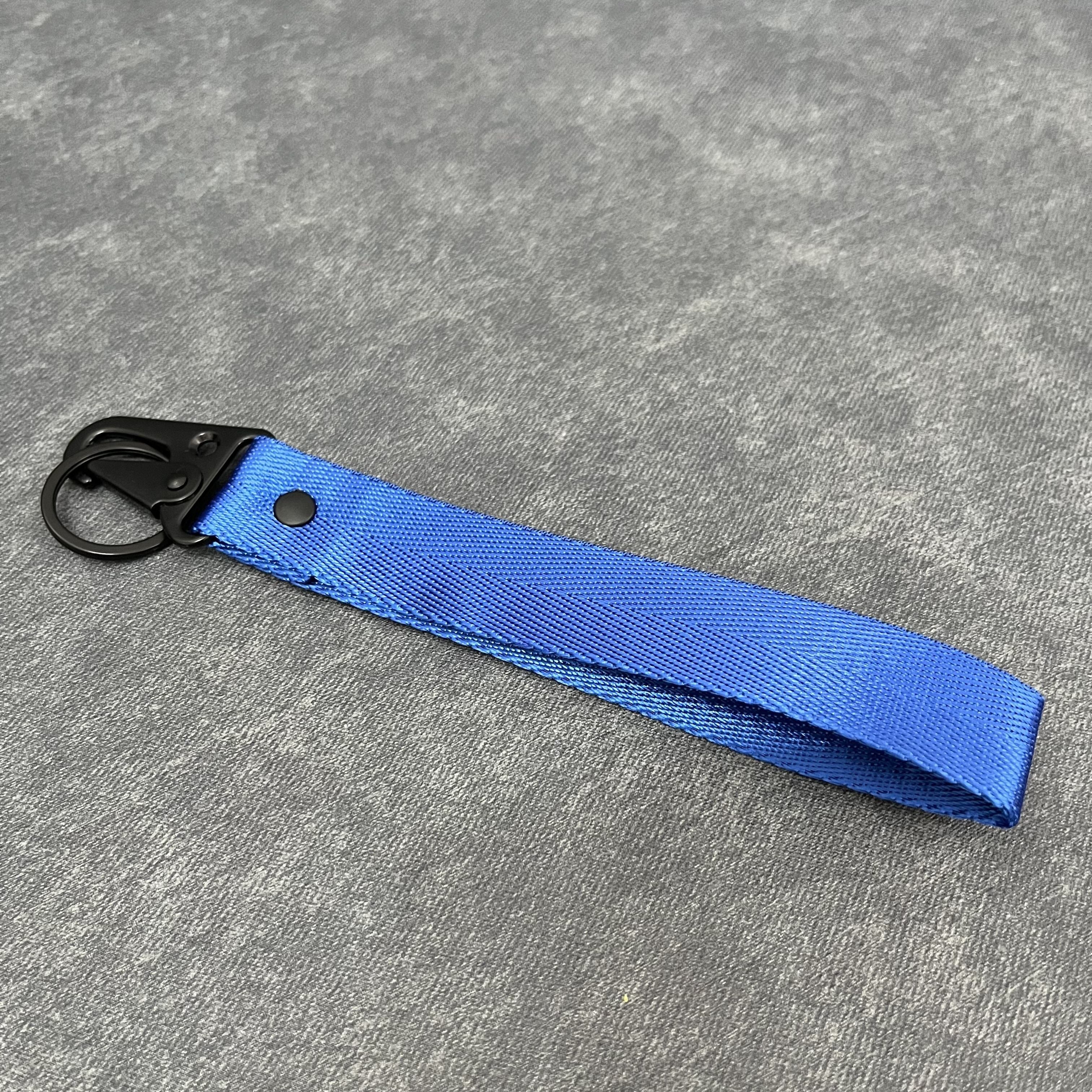 Unisex Nylon Key Chain Strap for Car Keys and ID Badges, 10 Colors