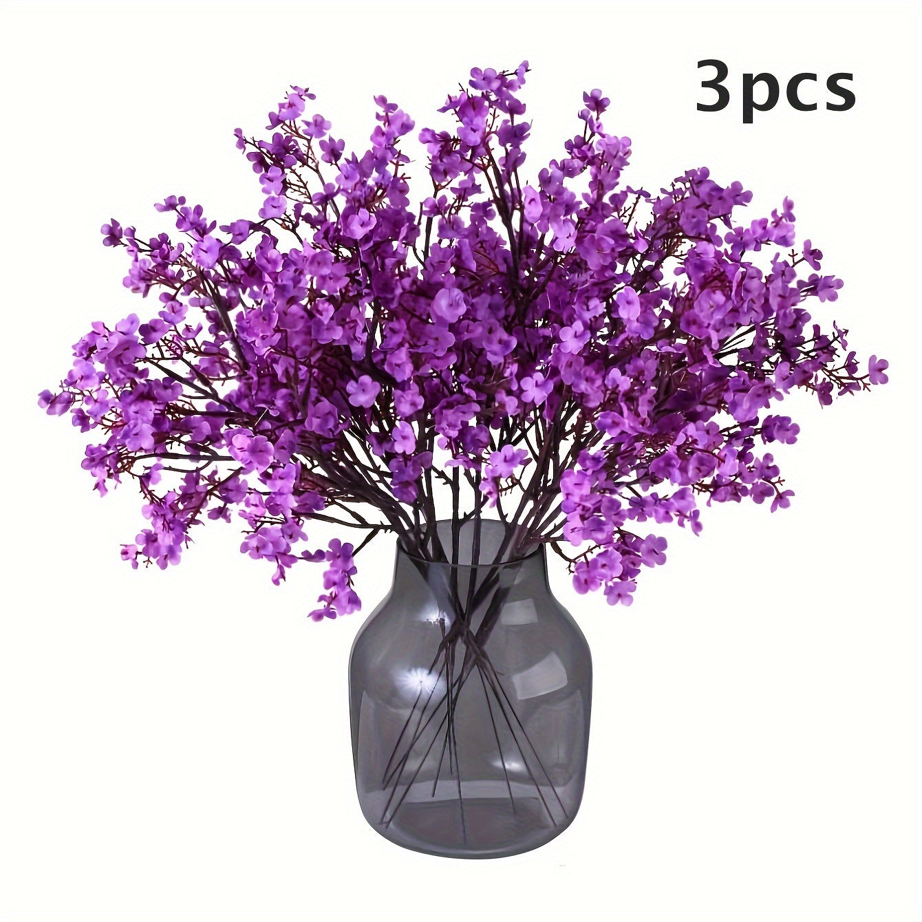 3-Piece Artificial Cherry Blossom Branch Set for Home Decor