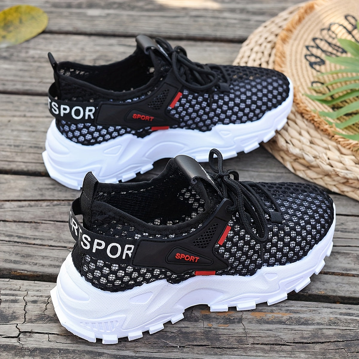 Women's Plus Size Breathable Mesh Casual Sneakers Lightweight Walking Shoes All-Season