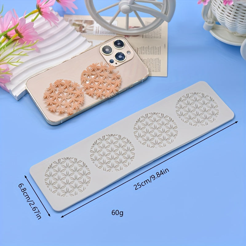 Silicone Fish and Lace-Shaped Mold for Cake Decorations Baking and Dessert Making