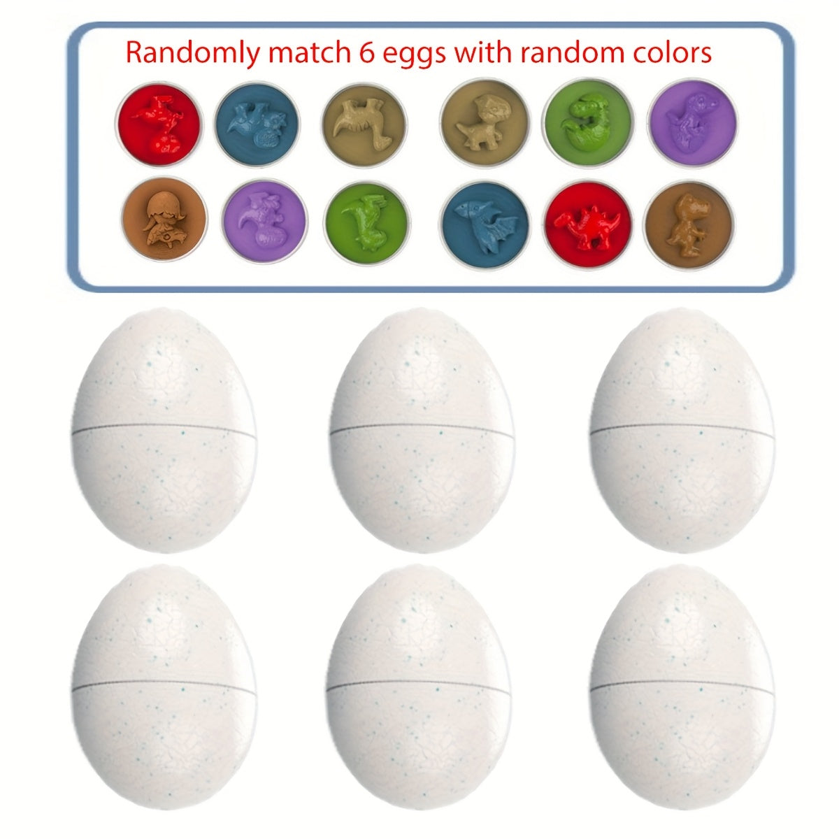 Educational Egg Matching Game for Kids Set of 6 with Numbers and Shapes Fine Motor Skills Sensory Development