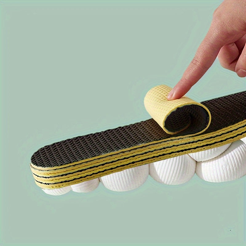 Unisex Ultra-Thin Latex Insoles Comfort Soft Shock Absorbent